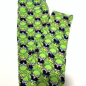 OS Disney Kermit muppets LuLaRoe leggings NWT